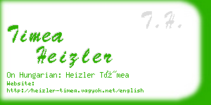 timea heizler business card